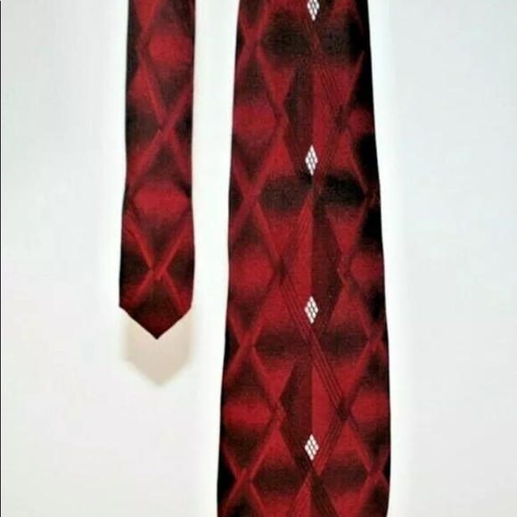 Pierre Cardin Necktie Silk Tie Long 62x4  Diamonds - Picture 7 of 7